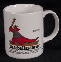 Saurus Baseballasaurus Cliff Galbraith Coffee Mug